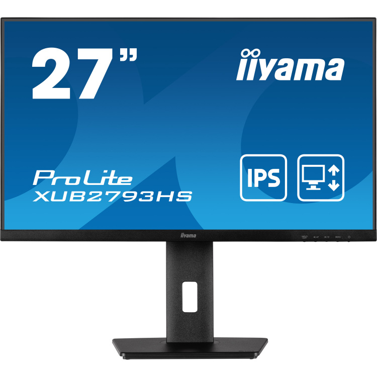 iiyama ProLite XUB2793HS-B7 ledmonitor 100 Hz, HDMI, DisplayPort, Audio, Adaptive Sync
