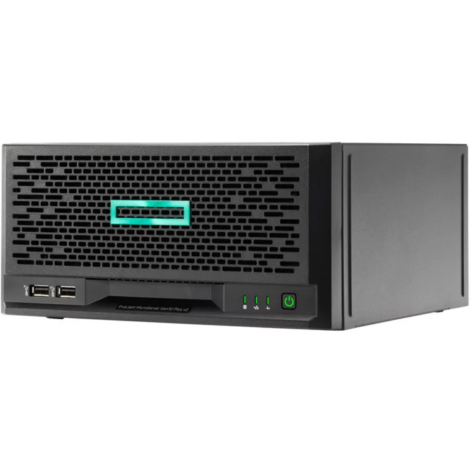 Hewlett Packard Enterprise ProLiant MicroServer Gen10 Plus v2 (P70335-425) serversysteem Xeon E-2314 | 32 GB | 1 TB