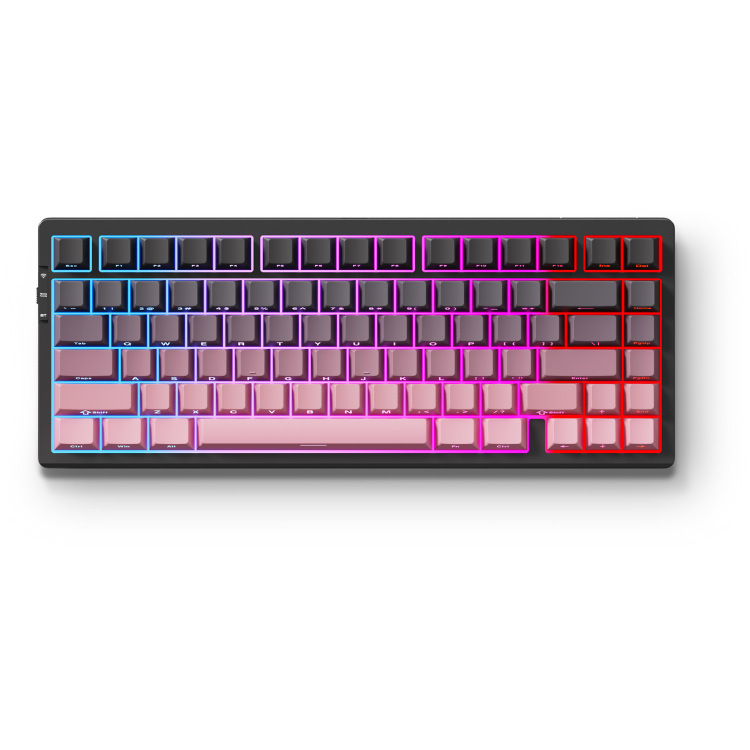 MCHOSE G75 Pro Tri-mode Gasket Structuur Mechanisch gaming toetsenbord gaming toetsenbord 75%, RGB, hot swap, PBT Double-Shot, 2.4 GHz / USB-C / Bluetooth
