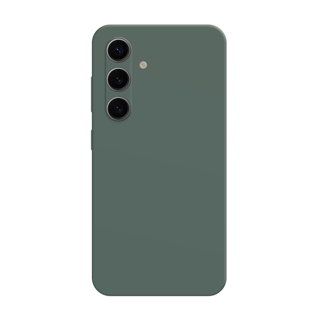 Just in Case Premium Liquid Color TPU Case voor Samsung S24 Telefoonhoesje Groen
