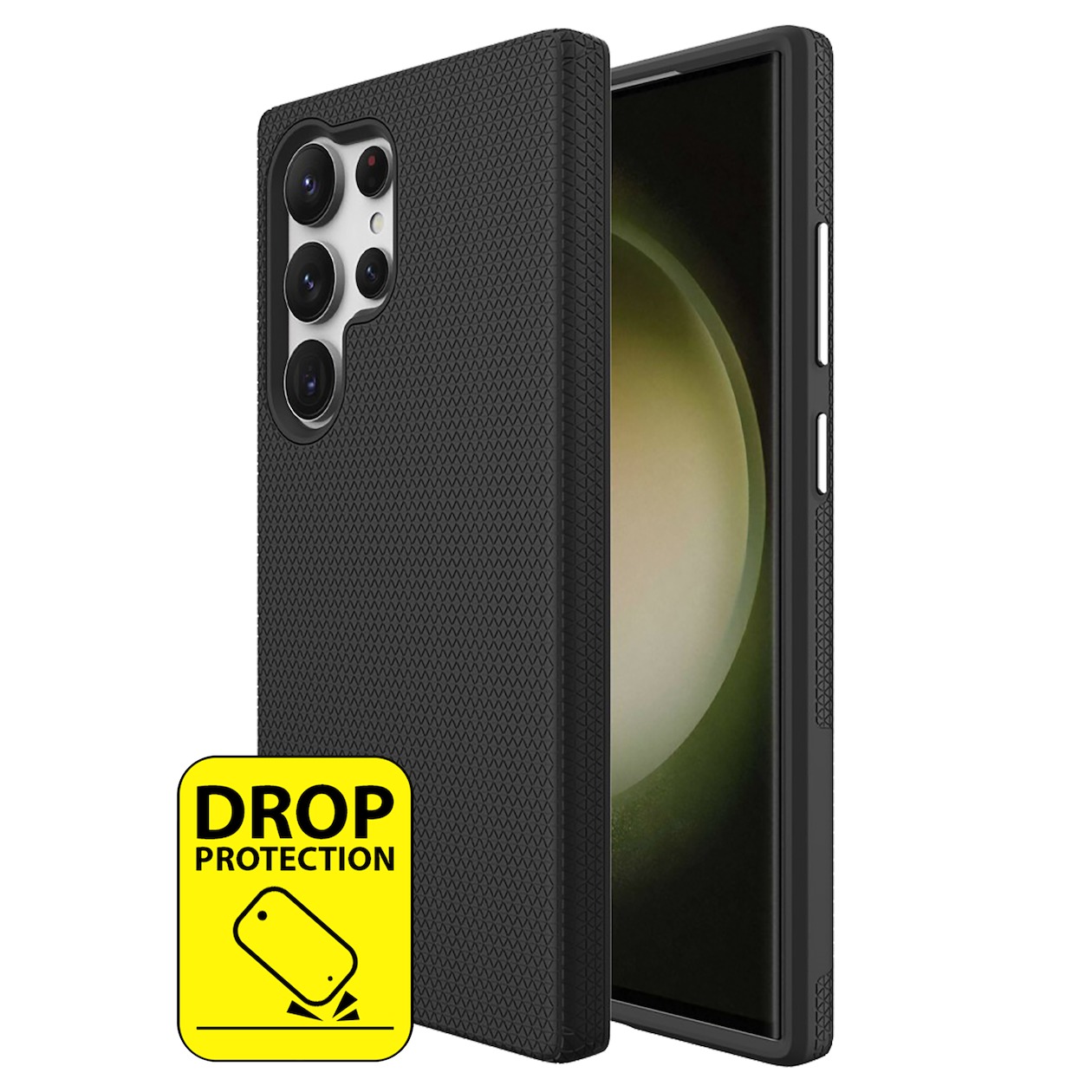 Just in Case Armor Case voor Samsung S24 Ultra Telefoonhoesje Zwart