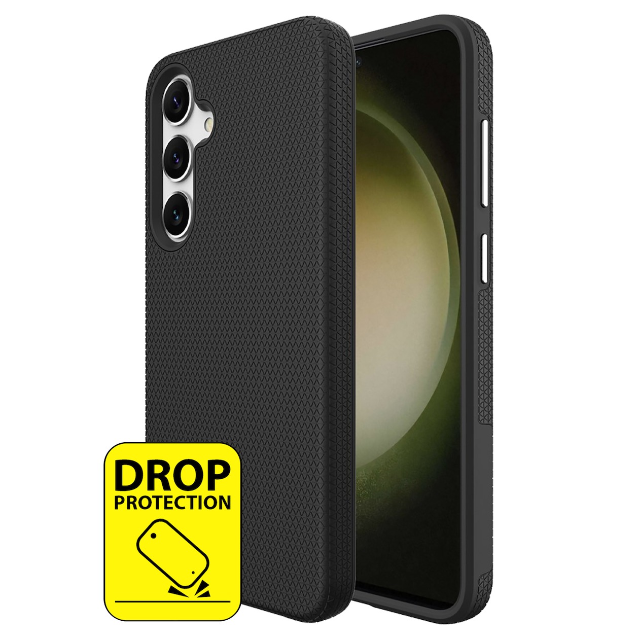 Just in Case Armor Case voor Samsung S24+ Telefoonhoesje Zwart
