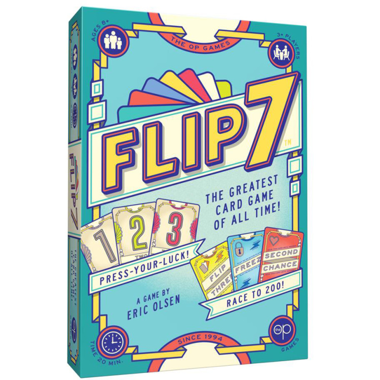 European Player Network Flip 7 kaartspel Engels, 2 - 8 spelers, 30 minuten, Vanaf 6 jaar