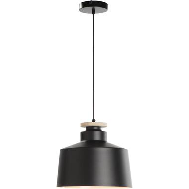 Hanglamp Mallorca E27 - mat zwart - 150xØ30 cm - Leen Bakker