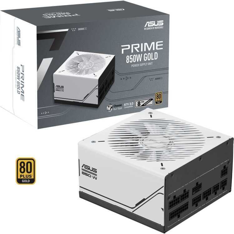 ASUS Prime Gold voeding 3x PCIe, 1x 12VHPWR, Kabelmanagement