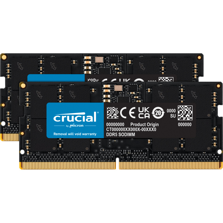 Crucial 64 GB DDR5-5600 Kit werkgeheugen CT2K32G56C46S5