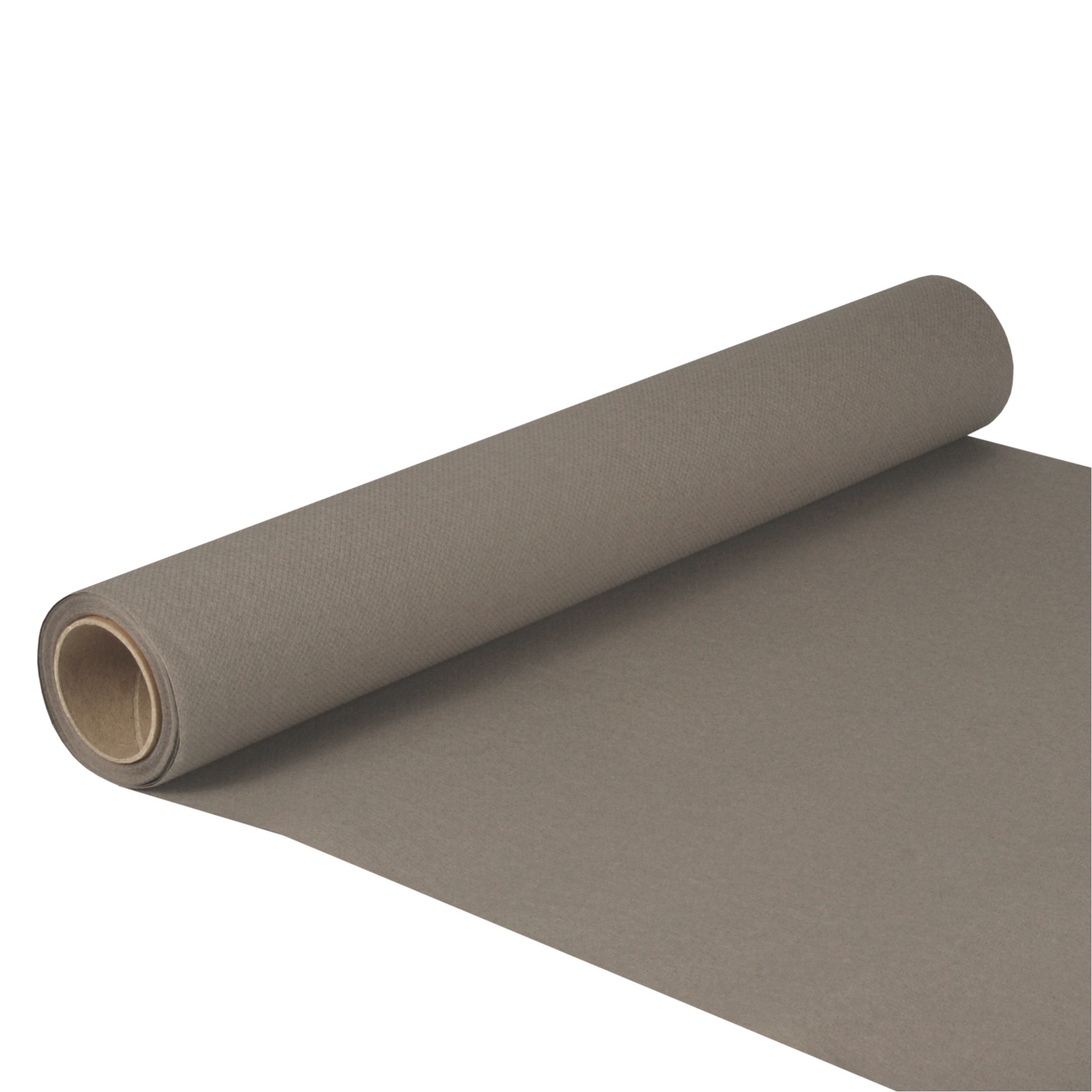 Tafelloper - grijs - 500 x 40 cm - papier - tafelkleed loper - tafelversiering -