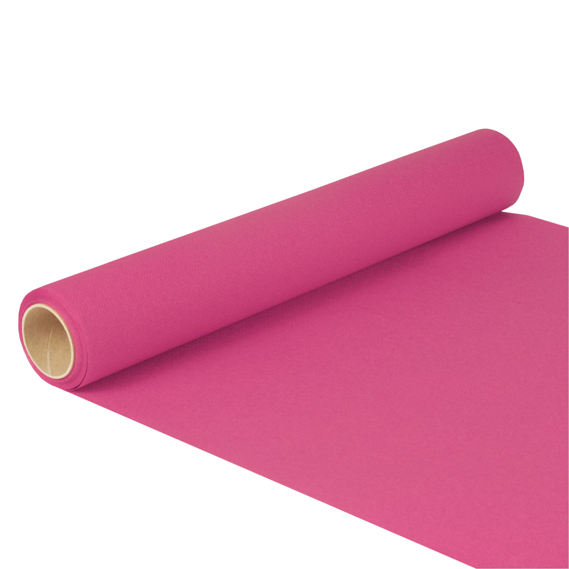 Tafelloper - fuchsia roze - 500 x 40 cm - papier - tafelkleed loper - tafelversiering -