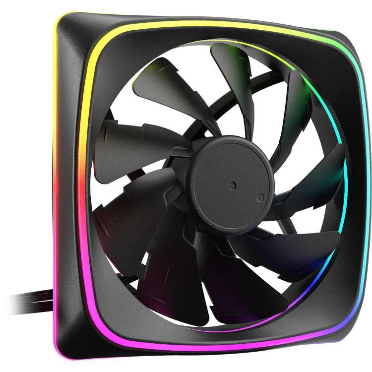 Sharkoon SHARK Lights RGB PWM case fan 4-pin PWM