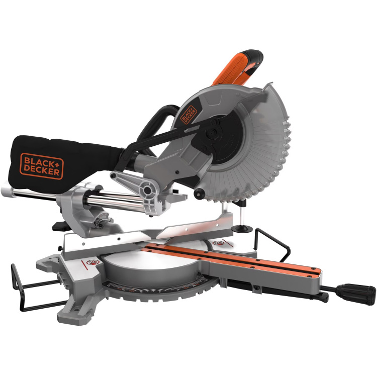 BLACK+DECKER 1600W 216mm Afkort- en verstekzaag BES700-QS afkort- en verstekzaag