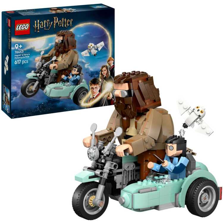 LEGO Harry Potter - Hagrid en Harry's rit op de motor constructiespeelgoed 76443