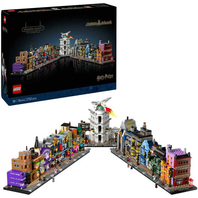 LEGO Harry Potter - De Wegisweg tovenaarswinkels constructiespeelgoed 76444