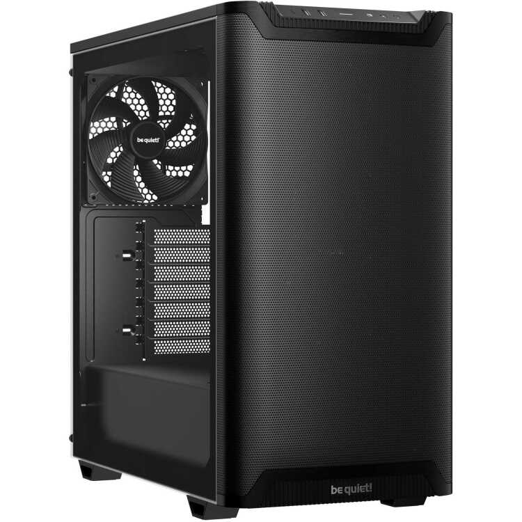 be quiet! Pure Base 501 Airflow Window tower behuizing Tempered Glass