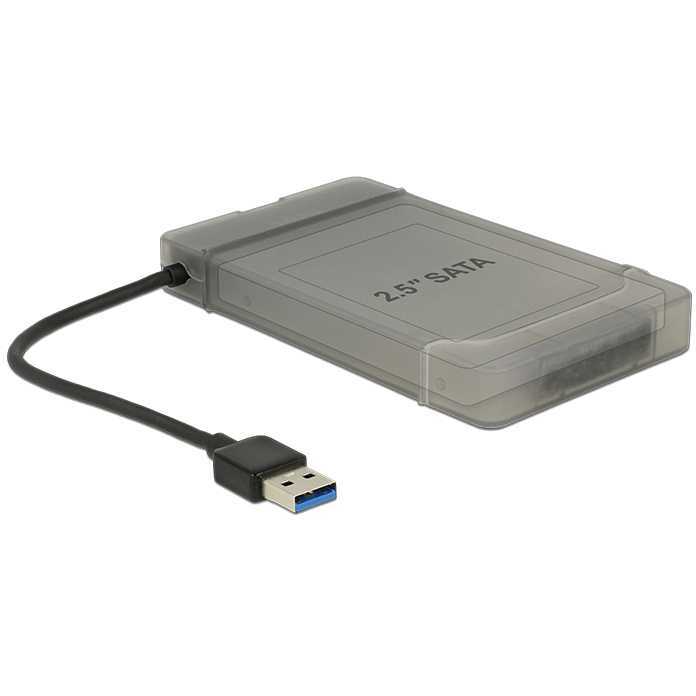 DeLOCK USB-A 3.2 converter > SATA 22-Pin stekker converter 0,15 meter