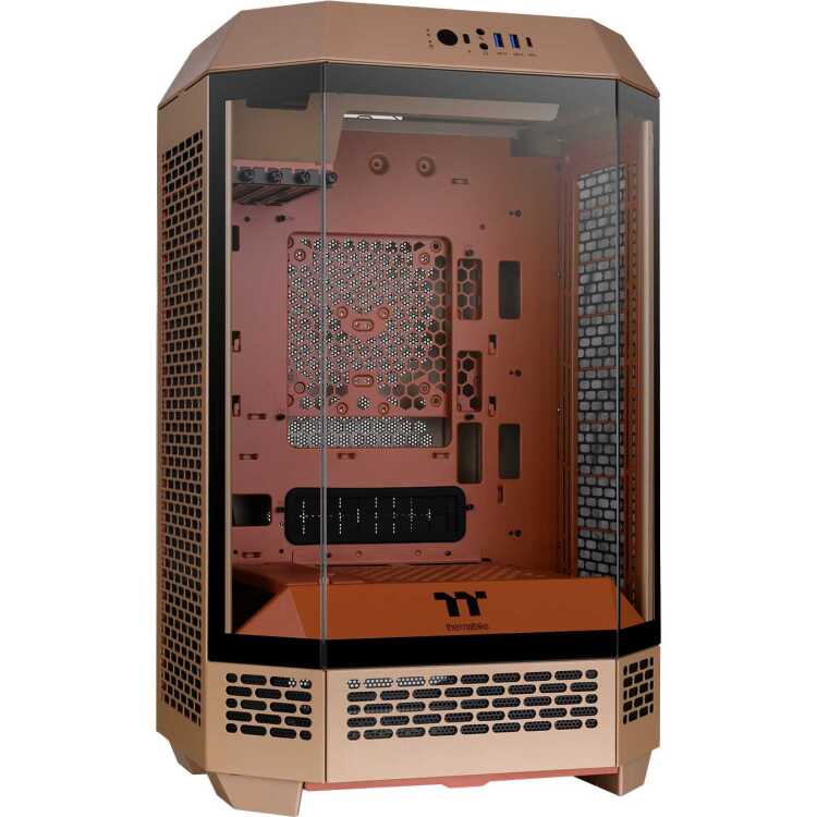 Thermaltake The Tower 300 - Gravel Sand tower behuizing 3x USB-A | Tempered Glass