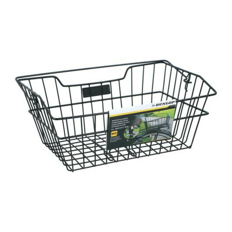Fietsmand - 40 x 31 x 17 cm -  zwart - bagagedrager - draagbaar -