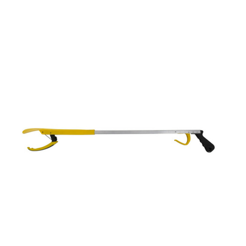 Grijphulp en Schoenlepel - 2-in-1 - lang - geel - 80 cm - hulpmiddel -