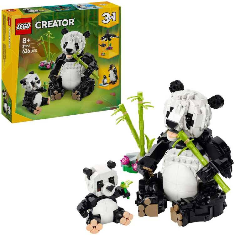 LEGO Creator 3-in-1 - Wilde dieren: pandafamilie constructiespeelgoed 31165