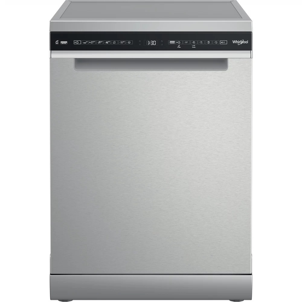 Whirlpool W7F HS51 X Vrijstaande vaatwasser Grijs