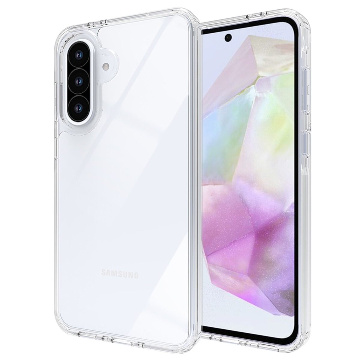 Accezz Xtreme Impact Backcover voor Samsung Galaxy A36 Telefoonhoesje Transparant