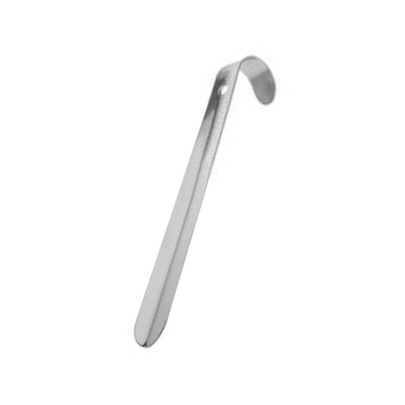 Schoenlepel - metaal - chroom - 18 cm - schoentrekker -