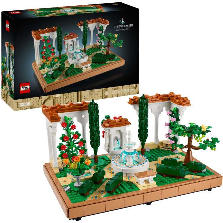 LEGO Icons - Tuin met fontein constructiespeelgoed 10359
