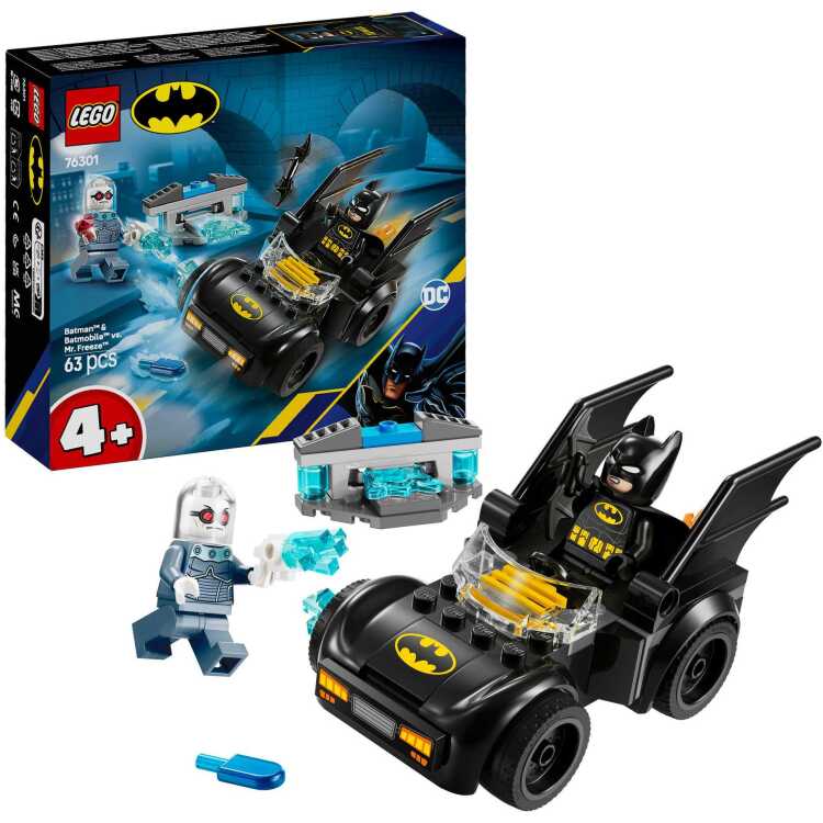 LEGO DC Super Heroes - Batman en Batmobile vs. Mr. Freeze constructiespeelgoed 76301