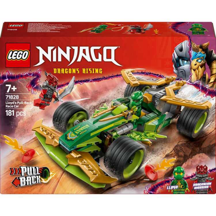 LEGO Ninjago - Lloyds pull-back racewagen constructiespeelgoed 71828