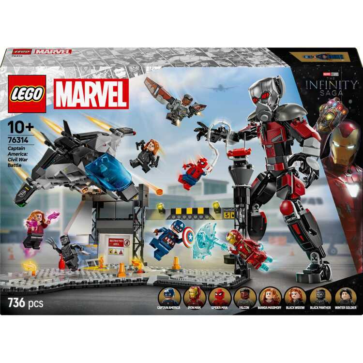 LEGO Marvel Super Heroes - Captain America: Civil War actiescène constructiespeelgoed 76314