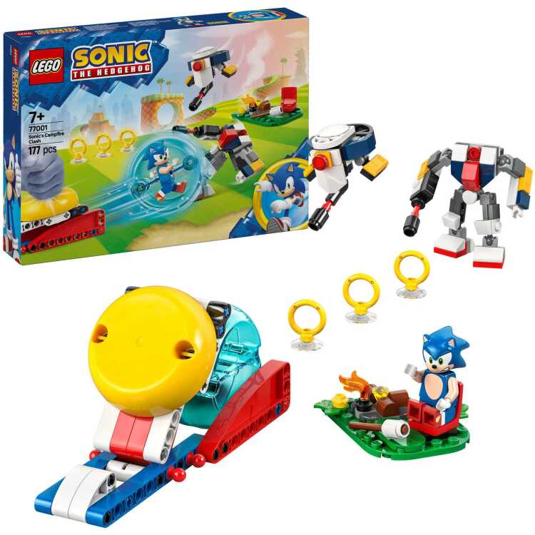 LEGO Sonic the Hedgehog - Sonics krachtmeting bij het kampvuur constructiespeelgoed 77001