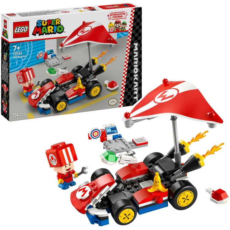 LEGO Super Mario - Mario Kart - Standaardkart constructiespeelgoed 72032