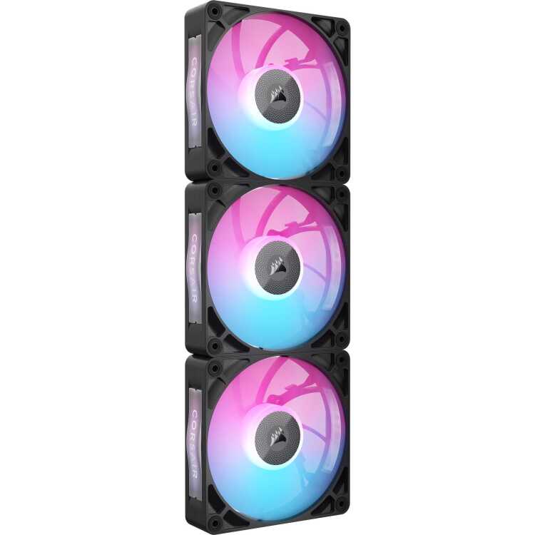 Corsair RX120 MAX RGB case fan 3 stuks, 4-pins PWM fan-connector