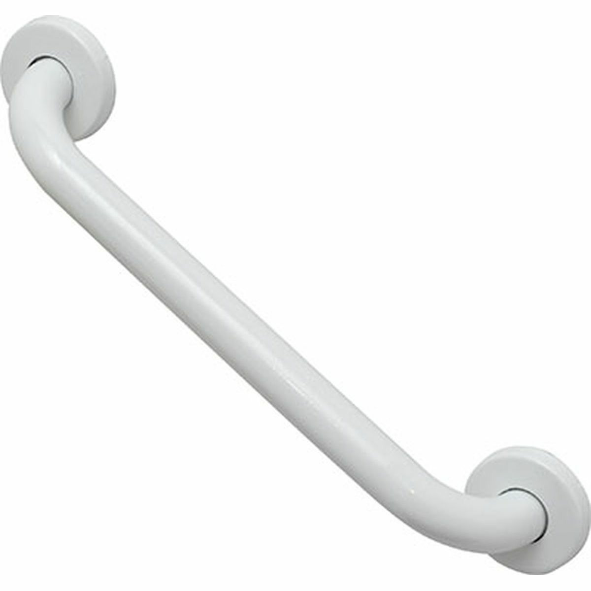 Badkamer handgreep - metaal - wit - 30 cm - douche wand -