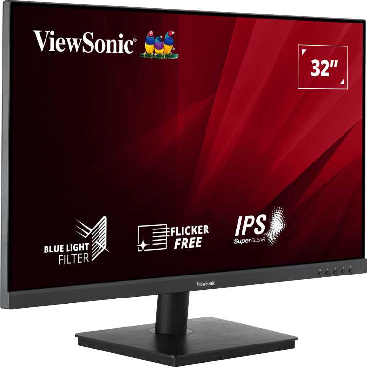ViewSonic VA3209-2K-MHD ledmonitor 2x HDMI, 1x DisplayPort, sound