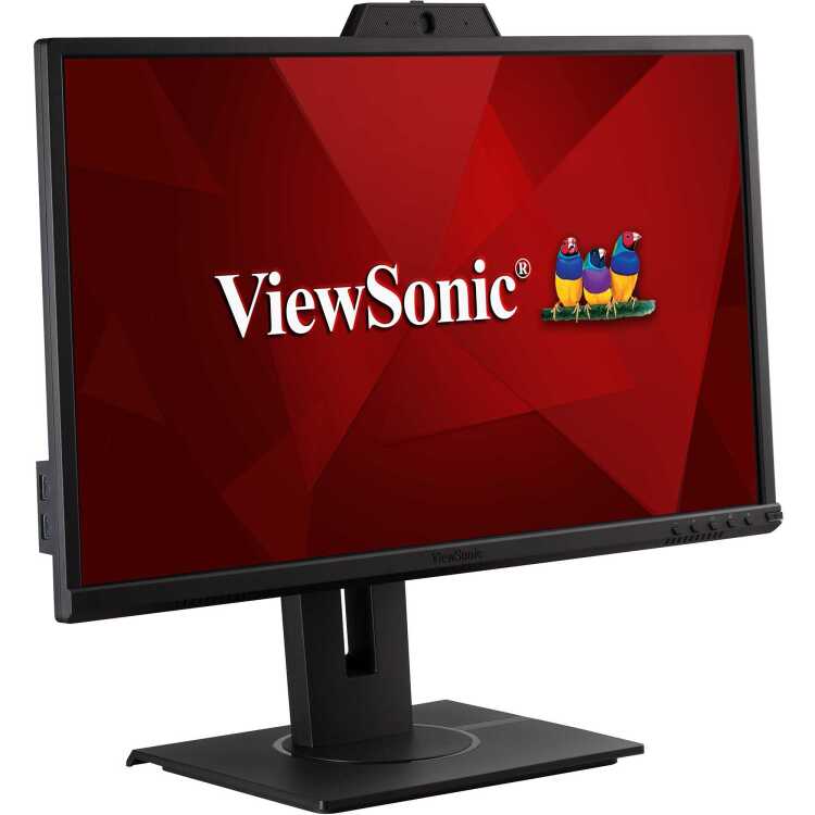 ViewSonic VG2440V Video Conferencing ledmonitor 1x HDMI, 1x DisplayPort, USB-C, USB-A, sound