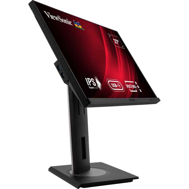 ViewSonic VG2756-4K Docking monitor ledmonitor 1x HDMI, 1x DisplayPort, USB-C, USB-A, USB-B, sound