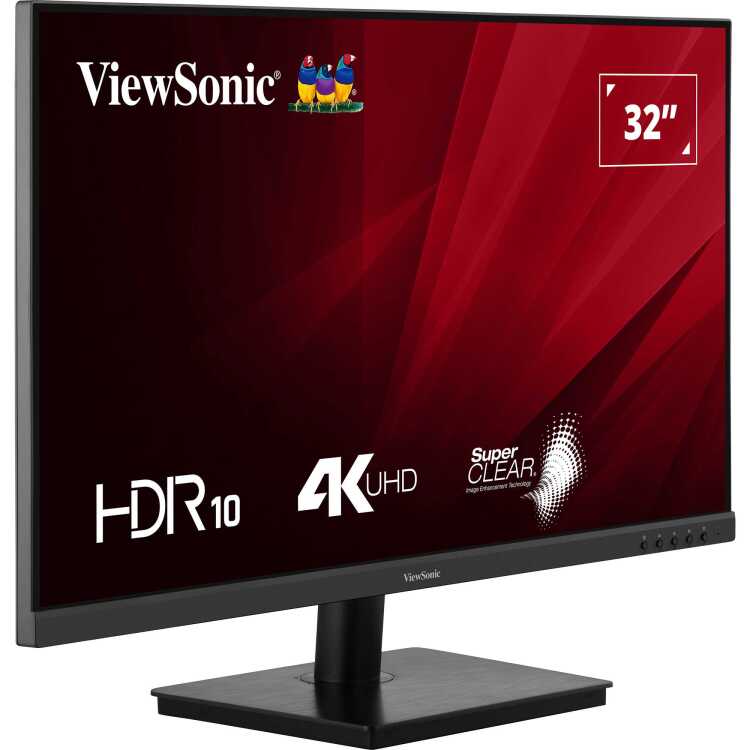 ViewSonic VA3208-4K-HD ledmonitor 2x HDMI, 1x DisplayPort
