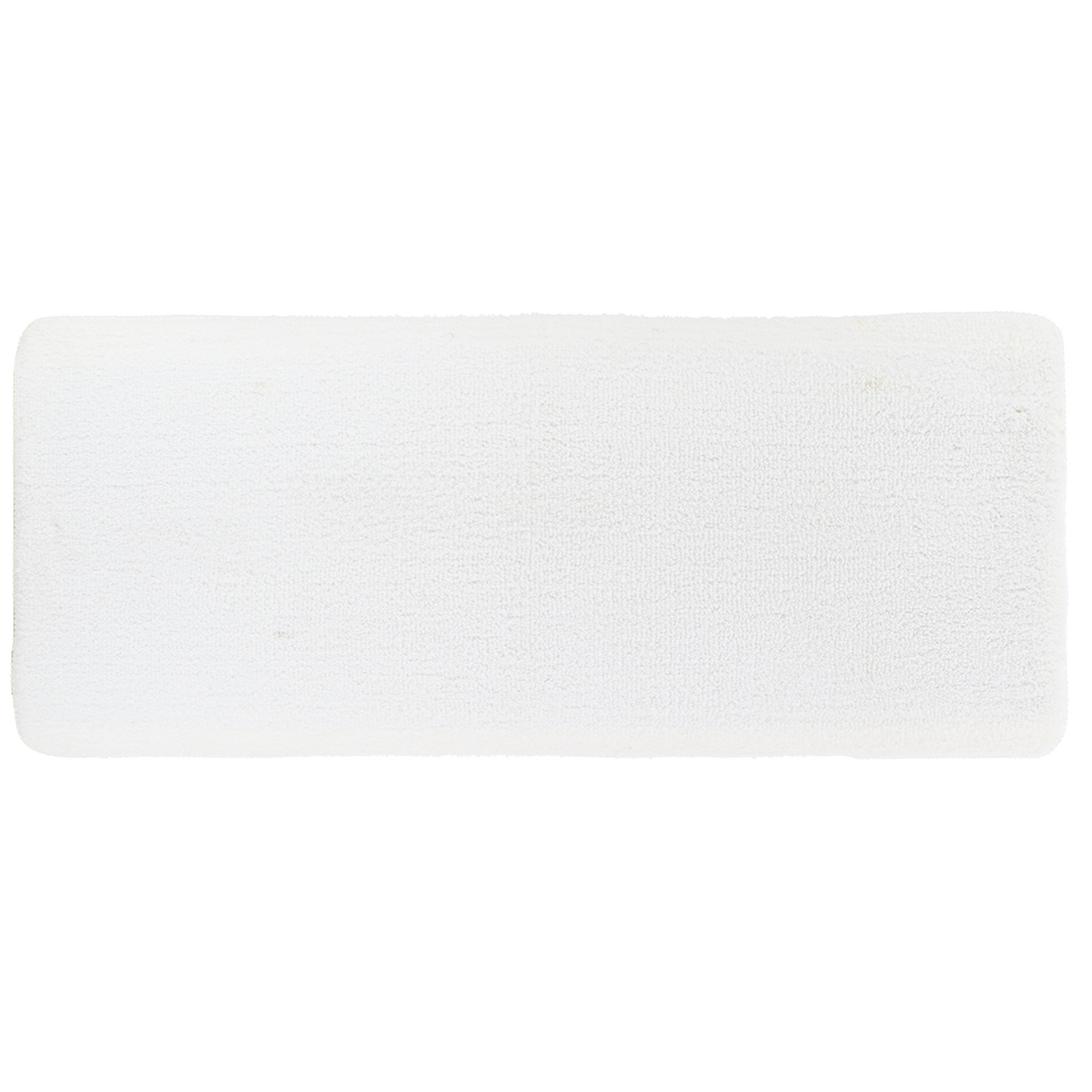 Tendance Badmat Aquarius - microfiber - hoogpolig - extra lang - wit - 50 x 120 cm - antislip -