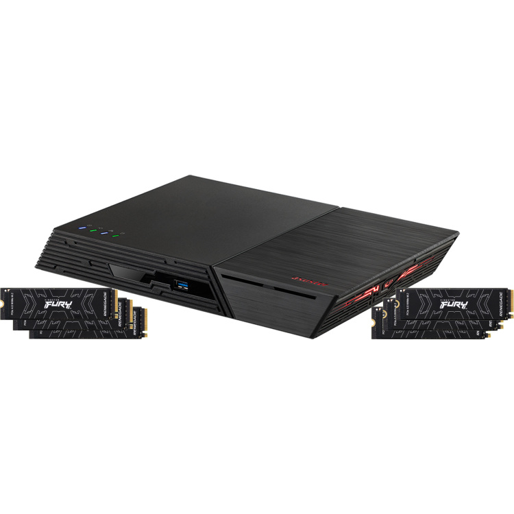 Asustor Flashtor 6 Gen2 + 6x Kingston FURY Renegade 2TB nas