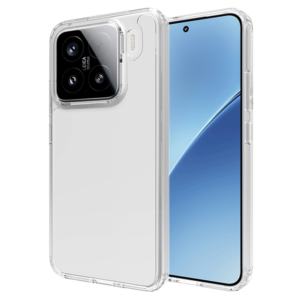 Accezz Xtreme Impact Backcover voor Xiaomi 15 Telefoonhoesje Transparant
