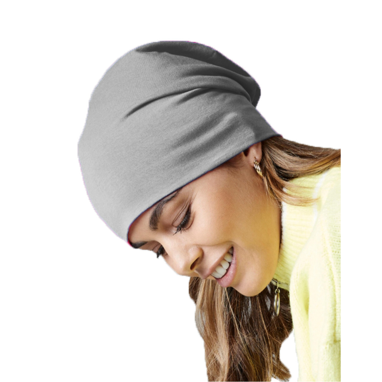 Wintermuts Beanie Hemsedal - lichtgrijs - heren/dames - katoen One size -