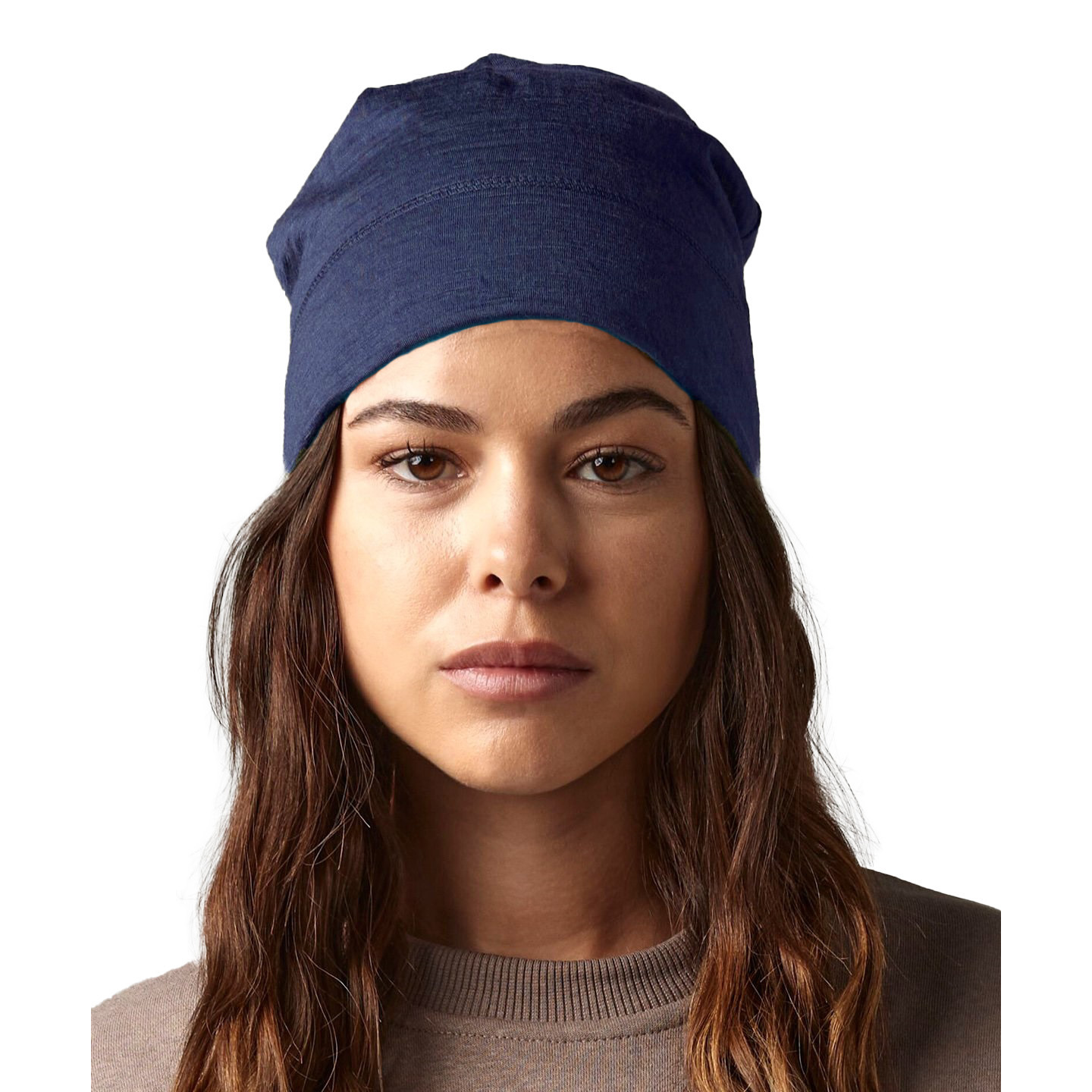 Wintermuts Beanie Malmo - blauw - heren/dames - merino wol One size -