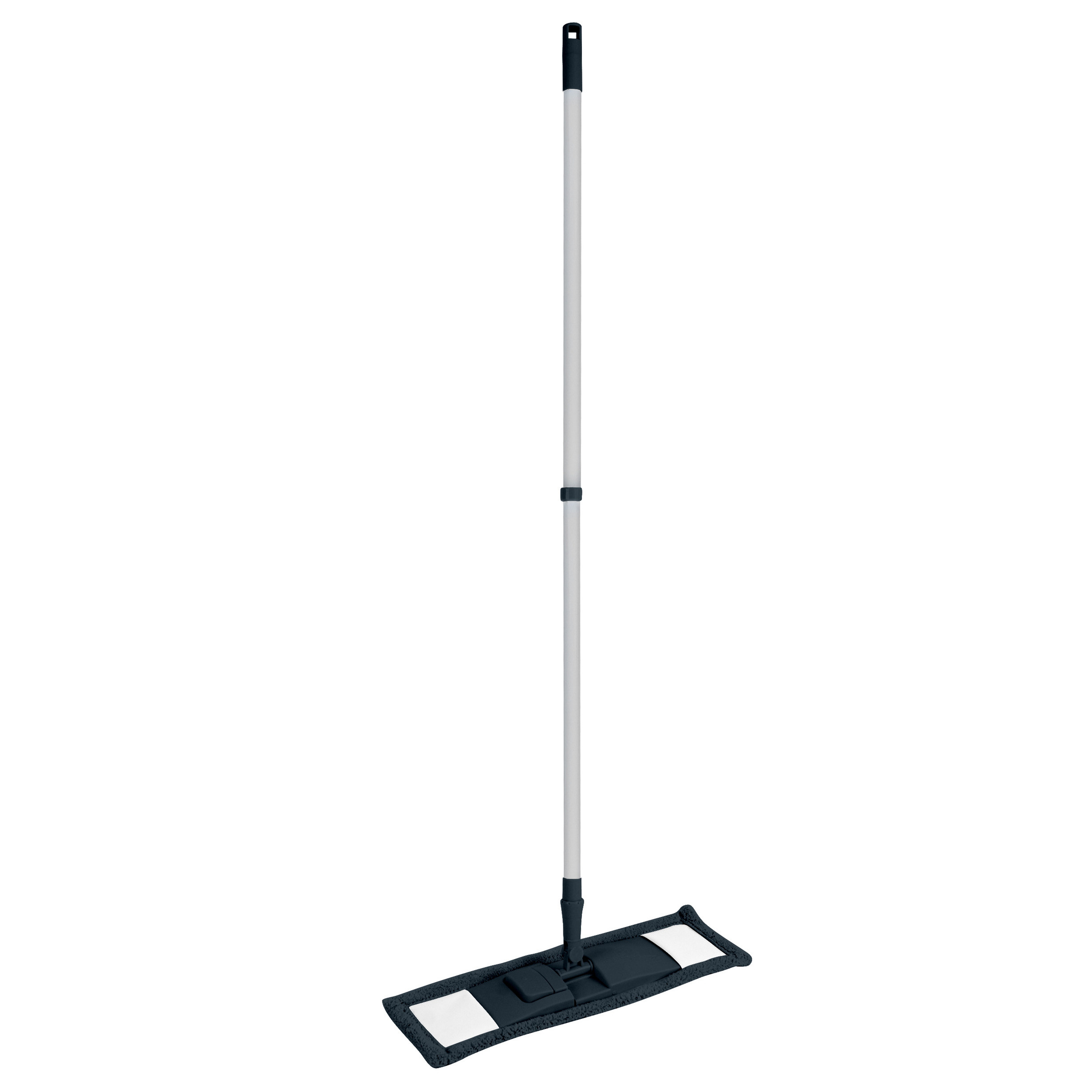 Vloerwisser microvezel - met steel - verstelbaar - vloertrekker - donkerblauw -