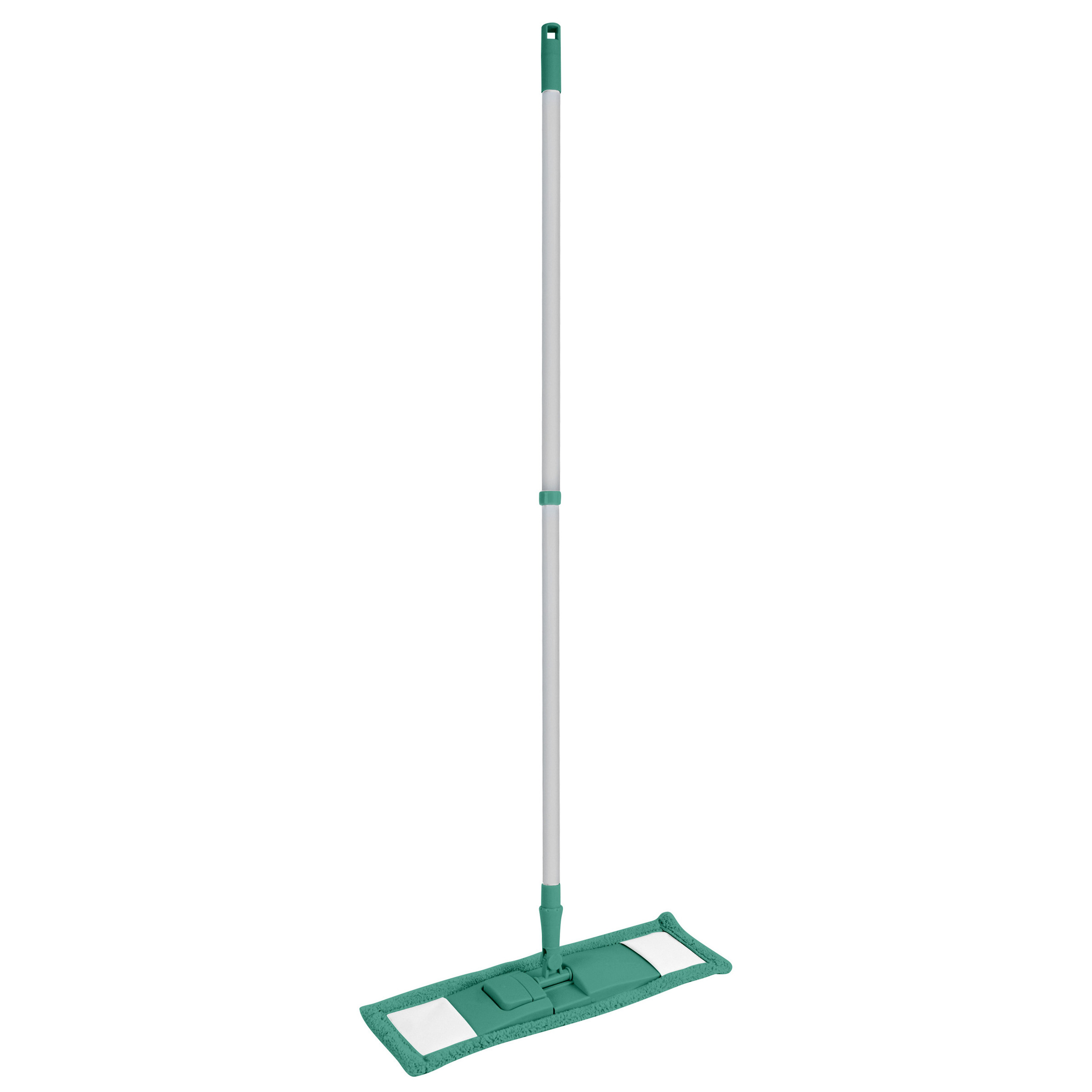 Vloerwisser microvezel - met steel - verstelbaar - vloertrekker- groen -