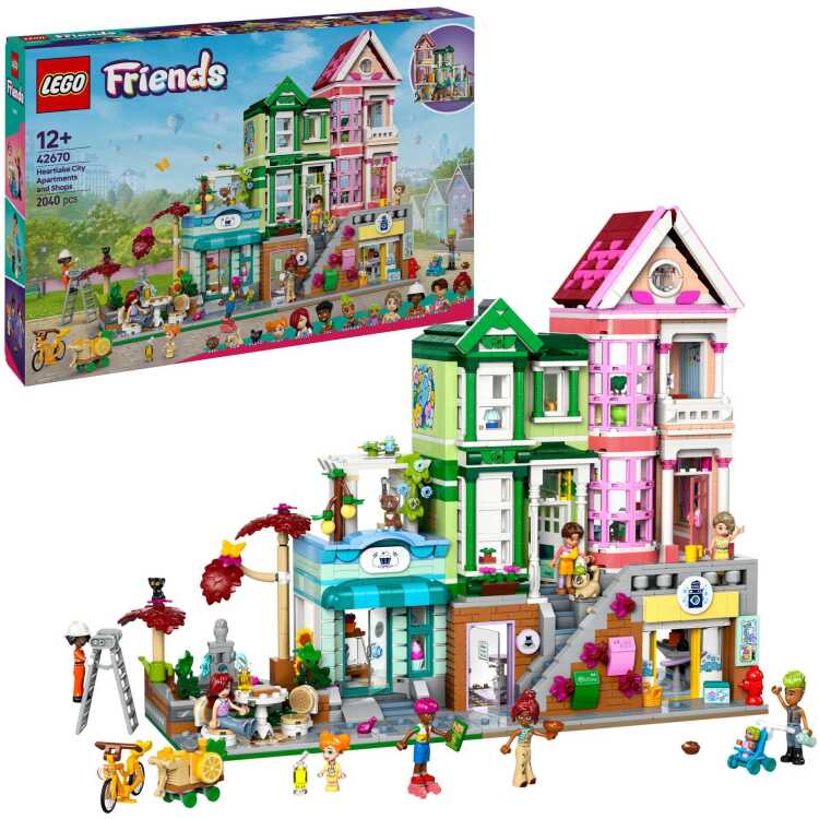 LEGO Friends - Heartlake City appartementen en winkels constructiespeelgoed 42670