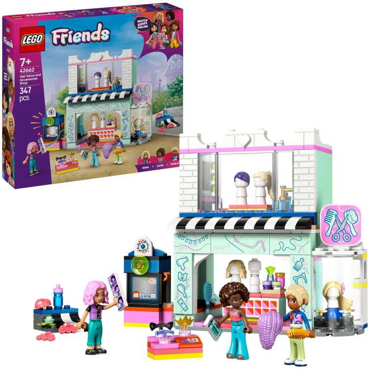 LEGO Friends - Kapsalon en accessoirewinkel constructiespeelgoed 42662