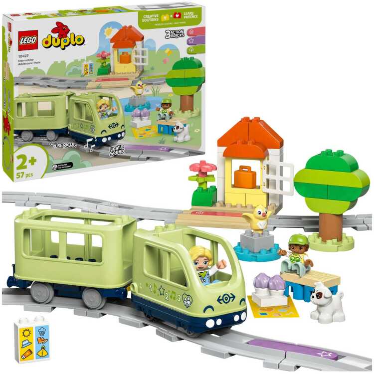 LEGO DUPLO Stad - Interactieve avonturentrein constructiespeelgoed 10427