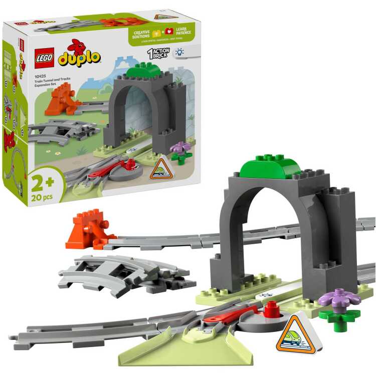 LEGO DUPLO - Treintunnel en rails uitbreidingsset constructiespeelgoed 10425