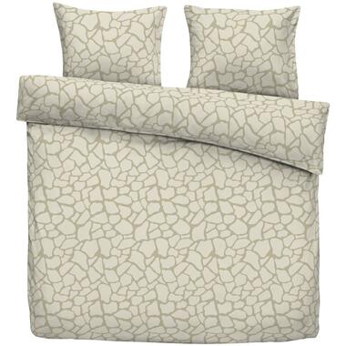 Dekbedovertrek Granada - beige - 200x220 cm - Leen Bakker