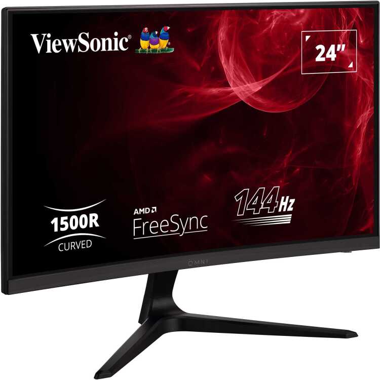 ViewSonic VX2418C curved gaming monitor gaming monitor 2x HDMI, 1x DisplayPort, sound, 165Hz